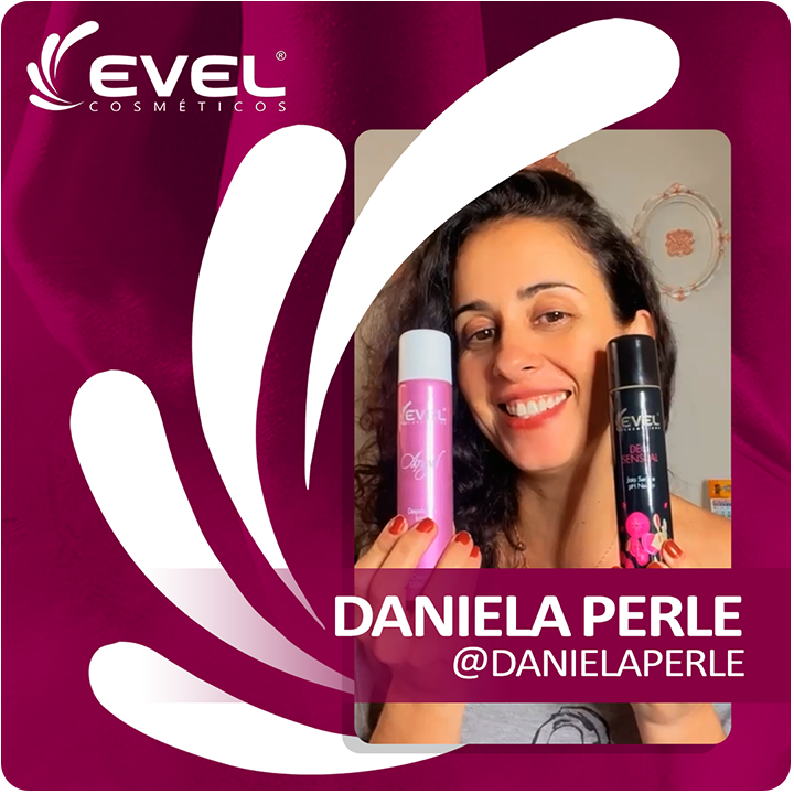 Daniela Perle descobriu os benefcios dos cuidados femininos com os Desodorantes ntimos da Evel